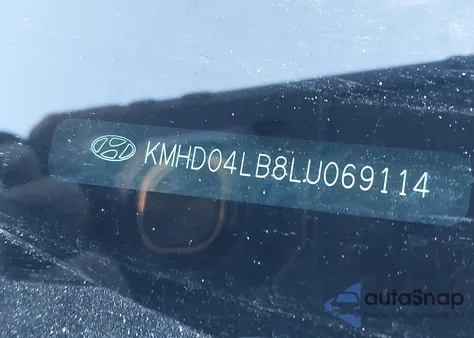 2020 Hyundai Elantra Sport from USA, damaged, VIN KMHD04LB8LU069114